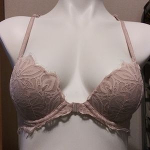 Pink Victoria Secret Wire Push Up Bra